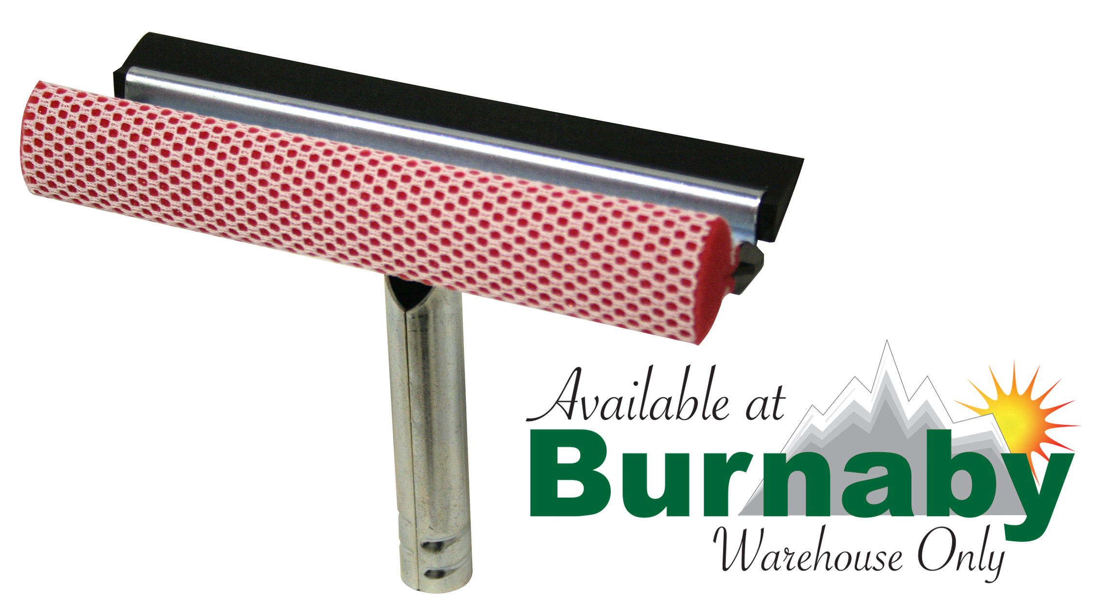 Advantage Maintenance Products 8" Window/Auto Squeegee Head, Zinc Plated